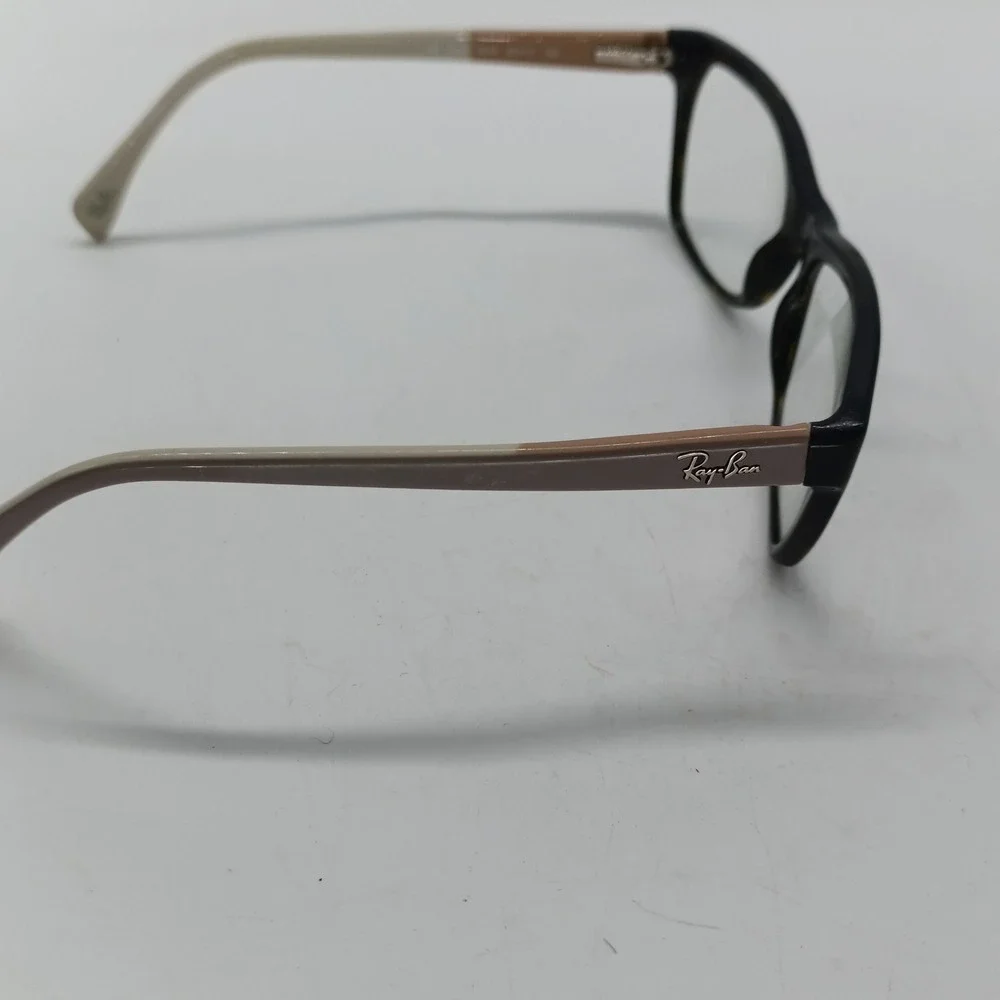 Ray-Ban RB5298 5549 Brown Tortoise Beige Eyeglasses Frames Only 53-17-135 #08